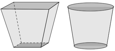 Representação de duas opções distintas para vasos de flores